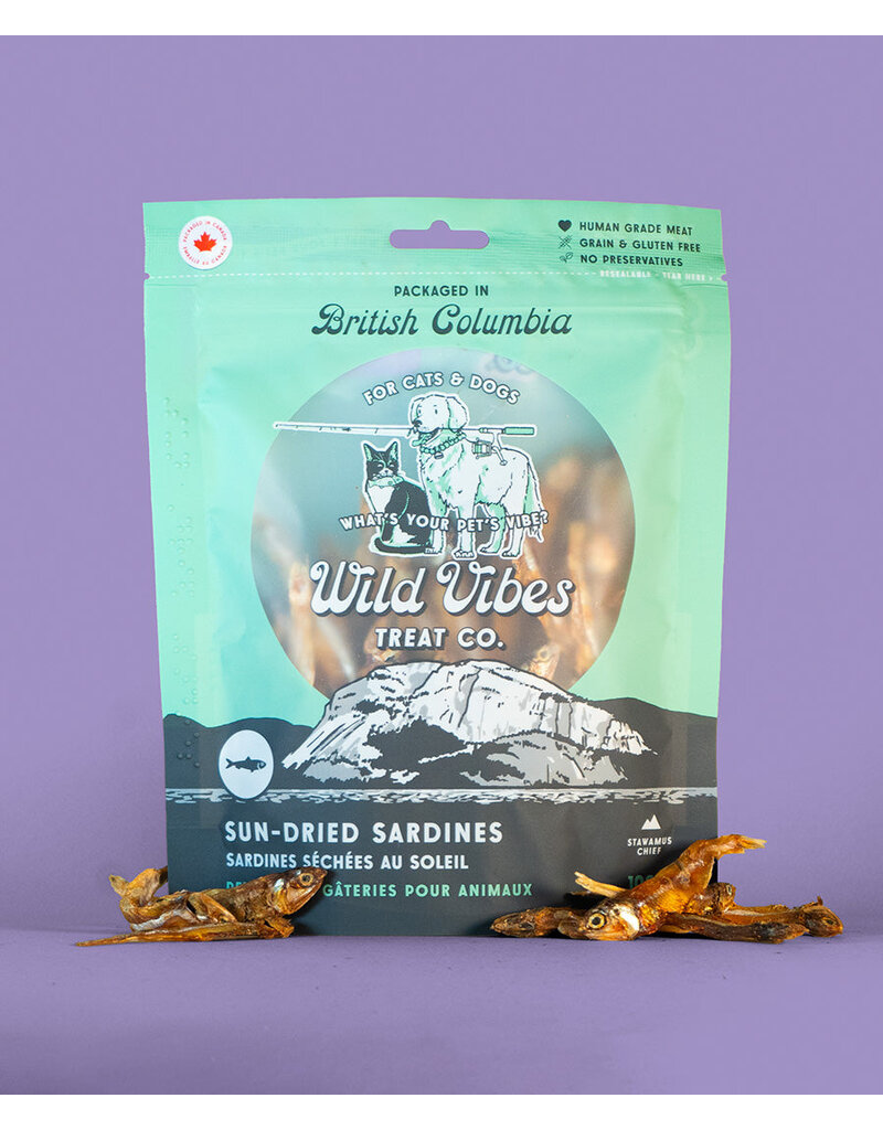 Wild Vibes Pet Co. Sun Dried Sardines Treat 108g