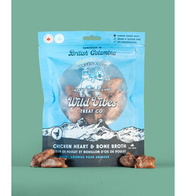 Wild Vibes Pet Co. Chicken Heart & Bone Broth treats 68g
