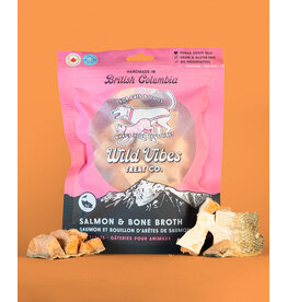 Wild Vibes Pet Co. Salmon & Bone Broth Treats 75g
