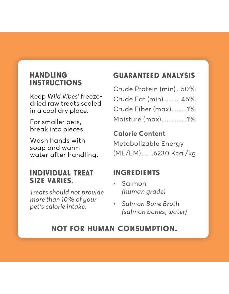 Wild Vibes Pet Co. Salmon & Bone Broth Treats 75g