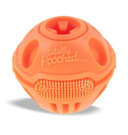 TOTALLY POOCHED Stuff'n Brush Ball 3"