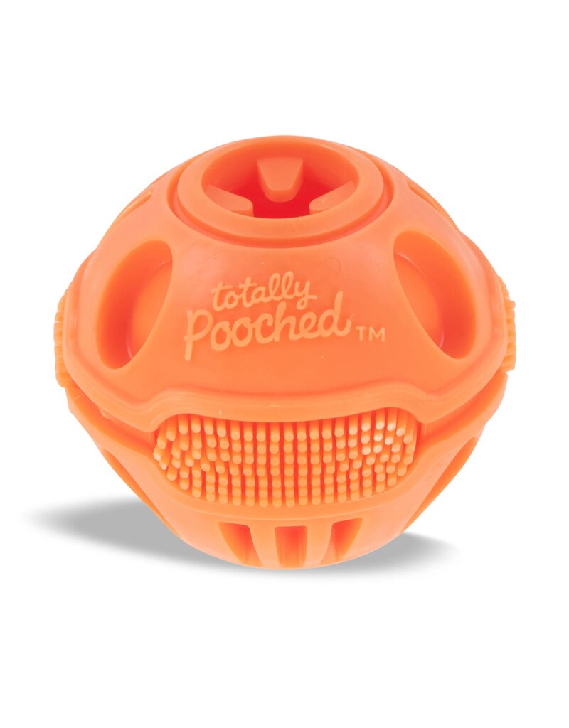 TOTALLY POOCHED Stuff'n Brush Ball 3"