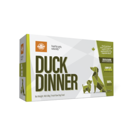 Big Country Raw Duck Dinner 4lb Carton (4 x 1lb)