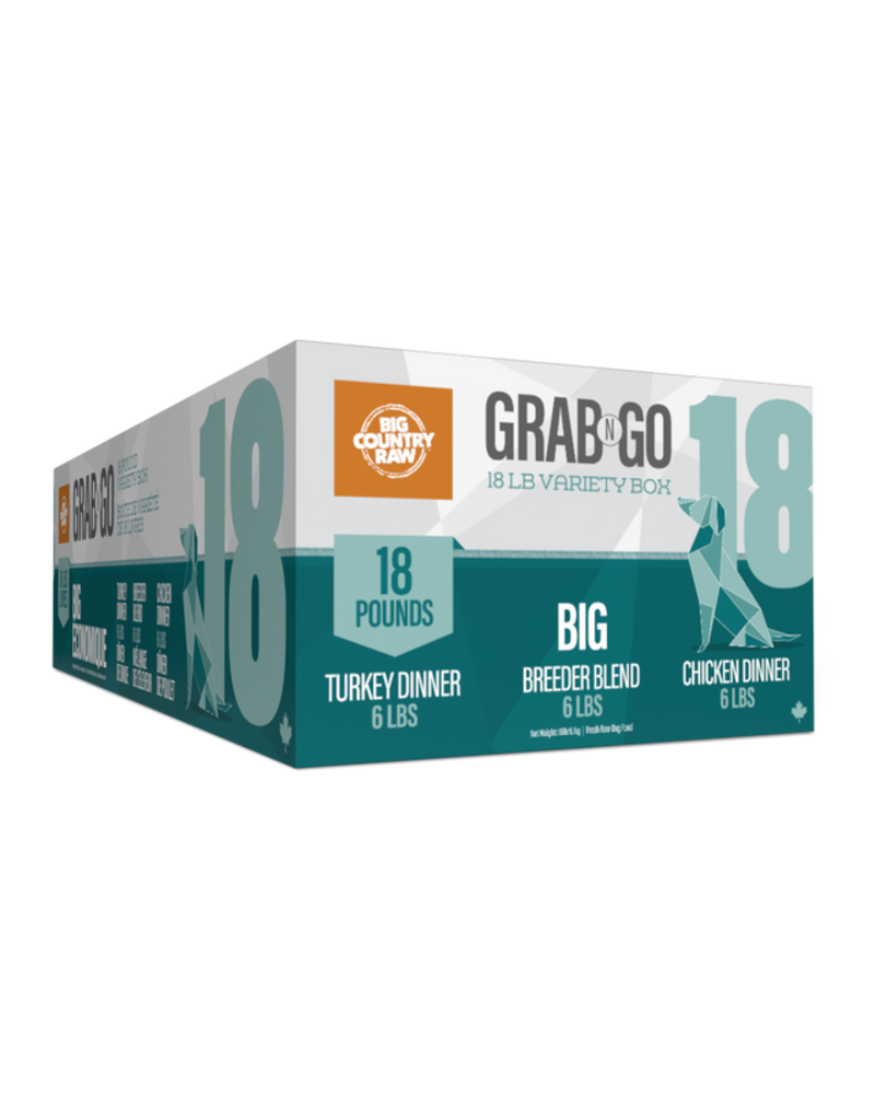 Big Country Raw Grab N Go Big 18lb (9 x 2lb)
