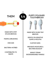 Wag & Bright Puppy Polisher Eco Toothbrush Medium