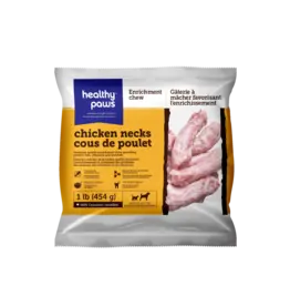 Healthy Paws Chicken Necks 1lb