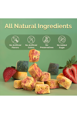 Loopy Paws Crispy Goat Yogurt Chunk – Pumpkin & Strawberry – 30g