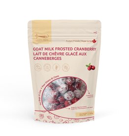 Loopy Paws Goat Milk Frosted Crispies – Cranberry – 20g