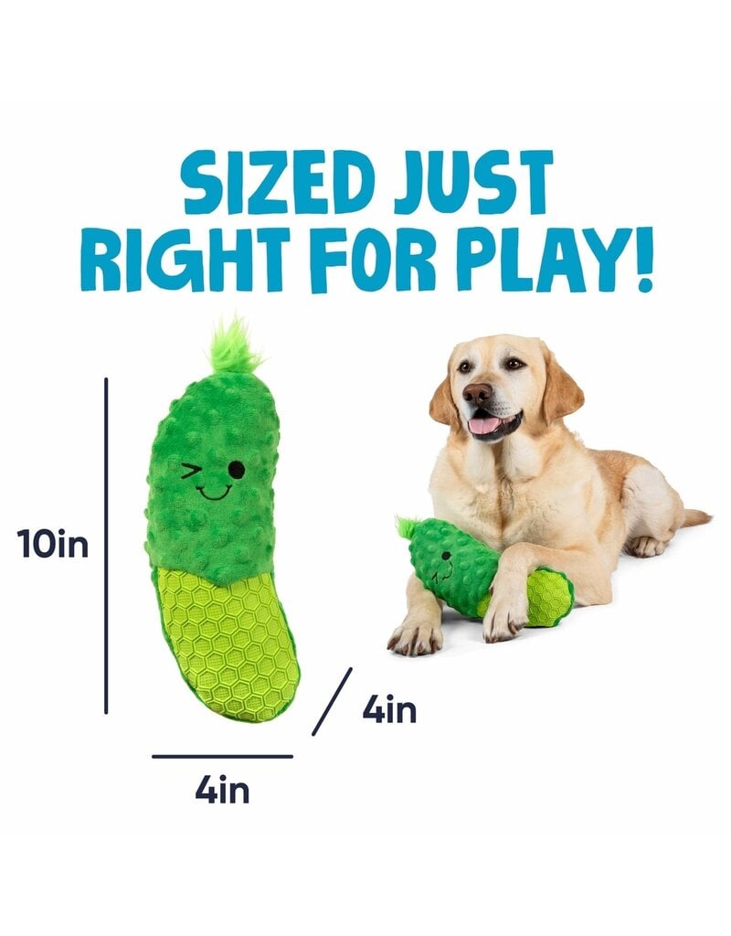 goDog Dillbert Pickle Large Dog Toy
