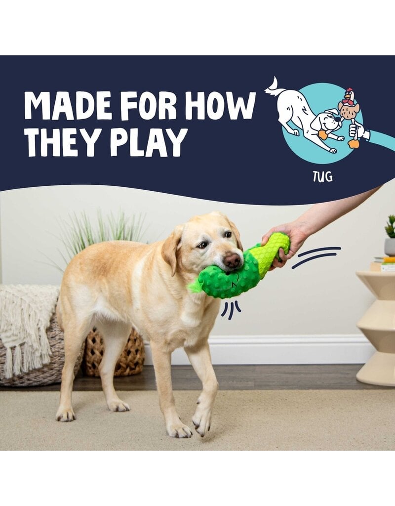 goDog Dillbert Pickle Large Dog Toy