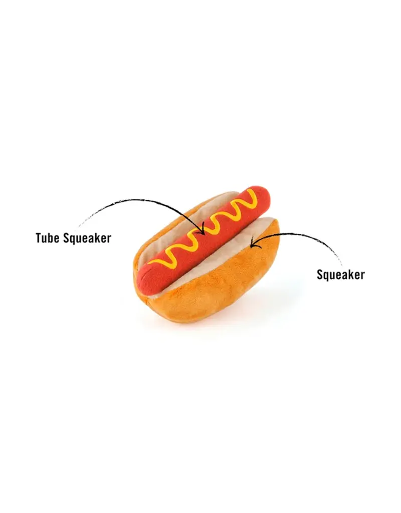 Pet Play Classic Hotdog Plush Toy