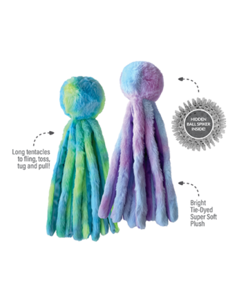 Fuzzy Wuzzy Octopus Blue/Green Toy