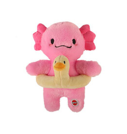 Spot Axolotl With Duck Tube Dog Toy