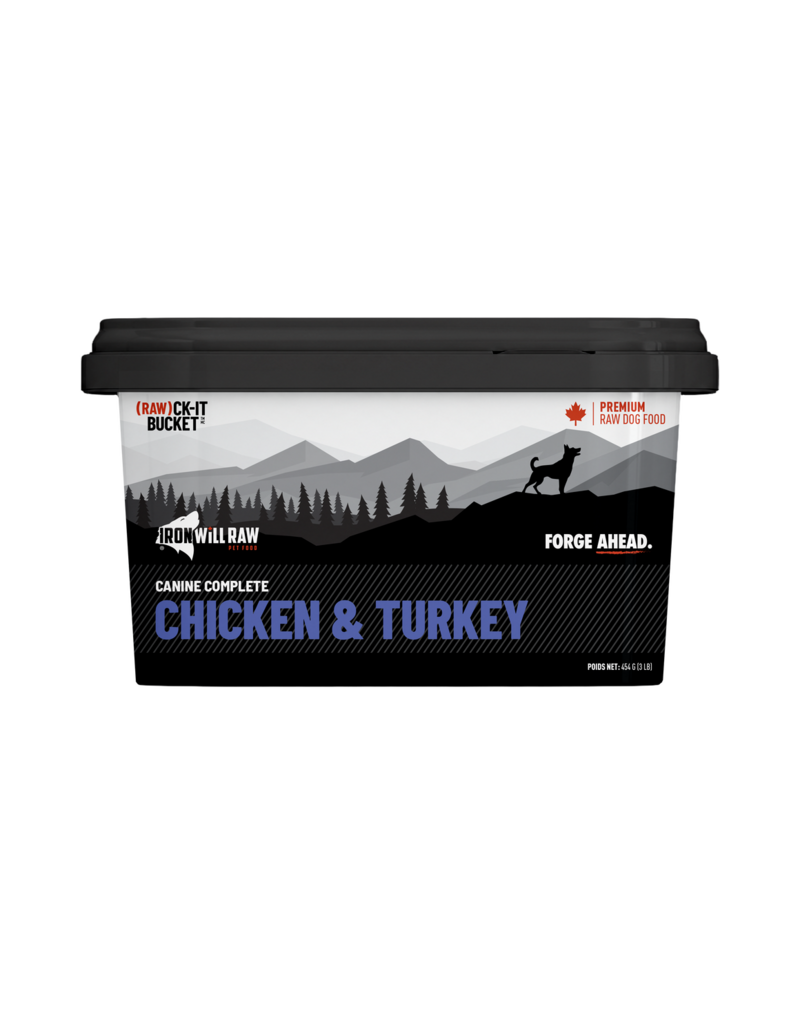 Iron Will (Raw)ck-It Bucket Chicken & Turkey 3lb