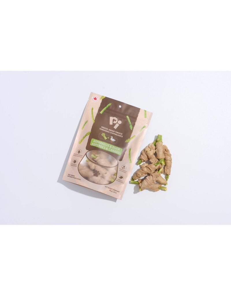 PI Pet Food Freeze-Dried Asparagus & Duck Twists 35g