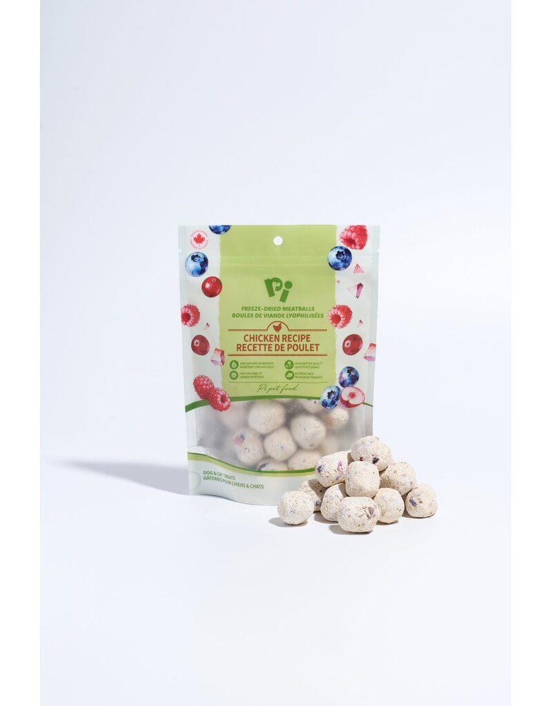 PI Pet Food Freeze-Dried Meatballs – Chicken Recipe 50g