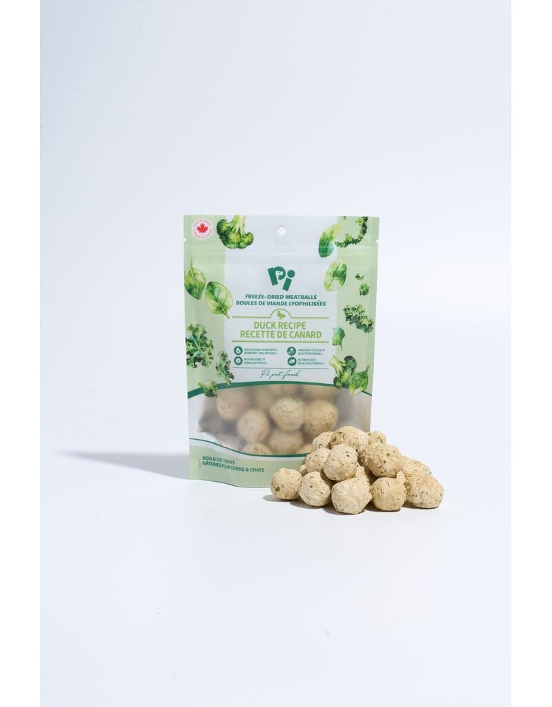 PI Pet Food Freeze-Dried Meatballs - Duck Recipe 50g