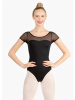 Capezio SE1039W Studio Collection Mesh Yoke SS Leotard