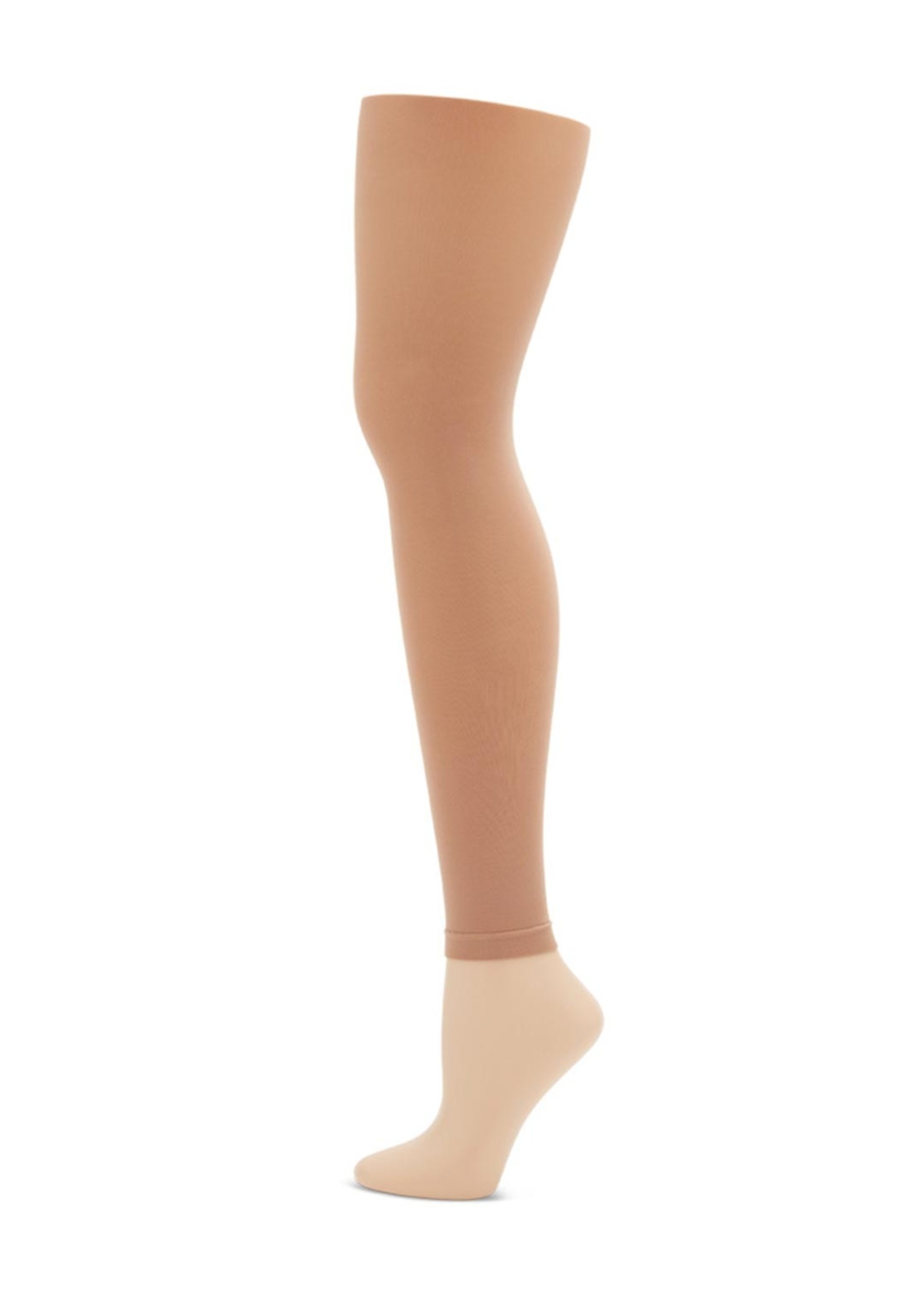 Capezio 1917C Footless Tight w Self Knit Waist Band - Girls