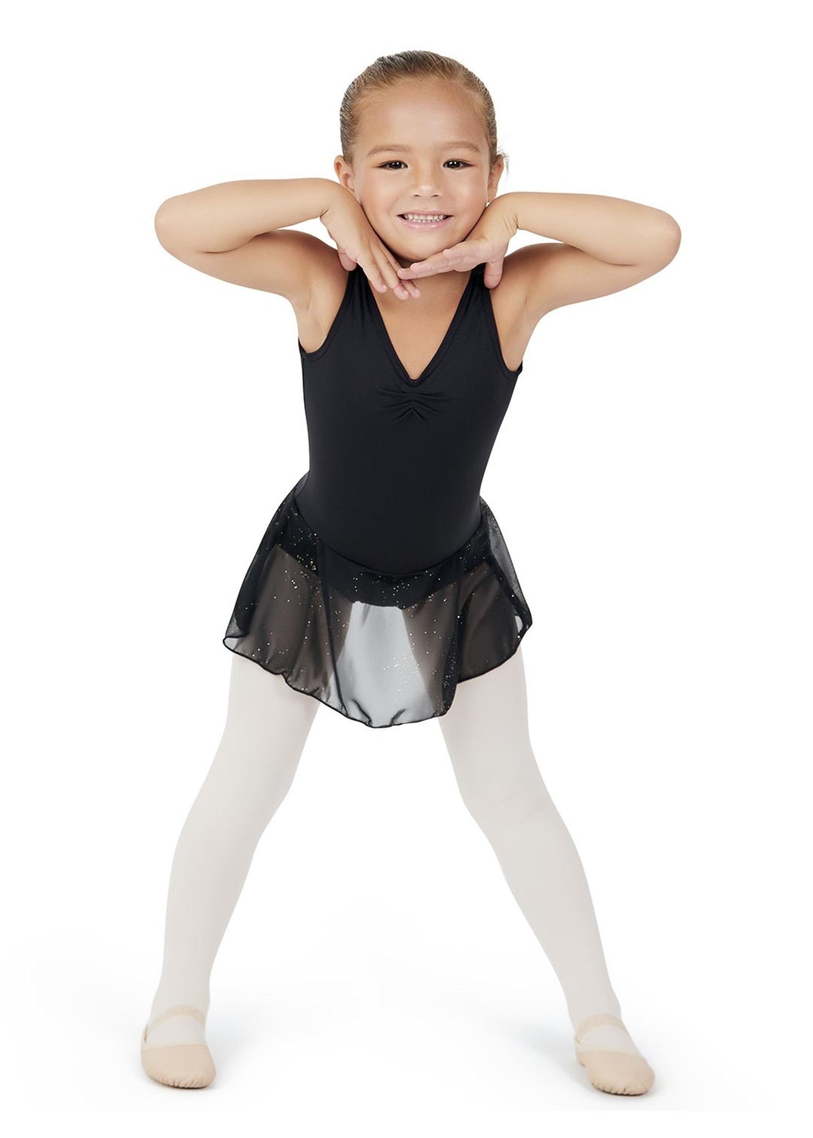 Capezio 11309C Pinch Front Tank Dress - Girls