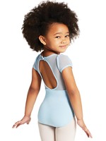 Capezio 11311C Puff Sleeve Keyhole Back Leotard - Girls