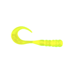 PowerBait Ribbontail Grub 3" Chartreuse 15-pk