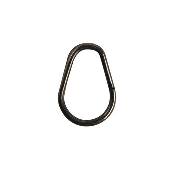 Owner Tear Drop Split Ring #2 Black Chrome 36lb 10-pk