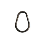 Owner Tear Drop Split Ring #1 Black Chrome 22lb 10-pk