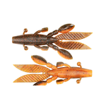 Yamamoto Large Flappin Hog. Watermelon Copper/Orange/Red Flake 5-pk