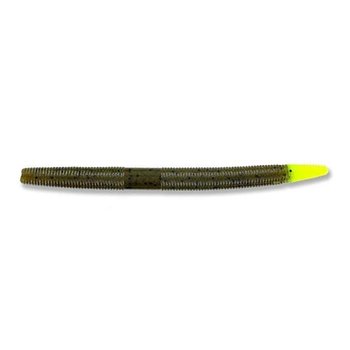 Yamamoto 5" Senko Green Pumpin Chartreuse Tip 10-pk