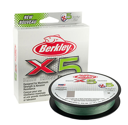 Berkley X5 Braid 80lb Low-Vis Green 274yds