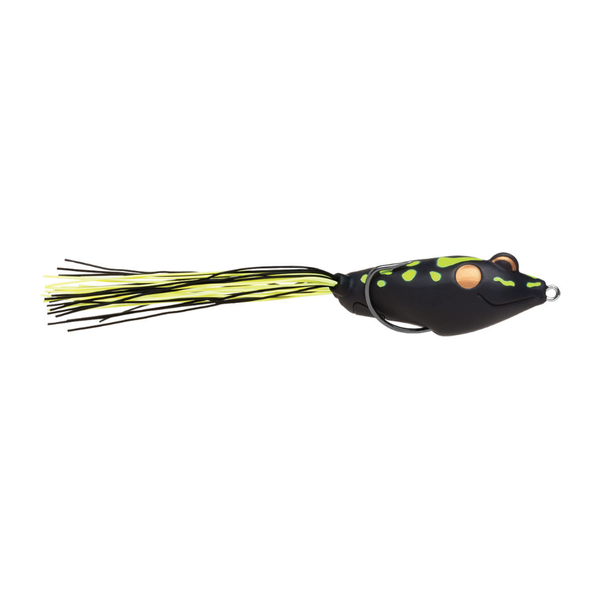 Terminator Walking Frog. Black Chartreuse Leopard 2.5" 1/2oz