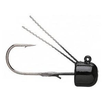 Z-Man Weedless Finesse Shroomz 1/6oz Black 5-pk