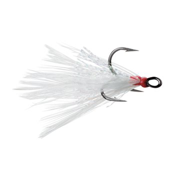VMC X-Rap Tail Dressed #6 Treble 2-pk White