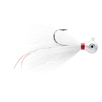 VMC Bucktail Jig 1/4oz White 2-pk