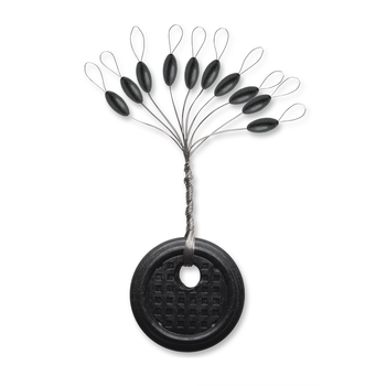 VMC Sinker Stops Black Small 10-pk