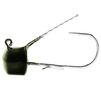 Z-Man Weedless Finesse Shroomz 1/6oz Green Pumpkin 5-pk