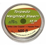 Torpedo Weighted Steel Trolling Wire. 45lb 400 Feet