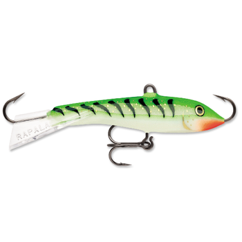 Rapala Jigging Rap. Glow Green Tiger 05