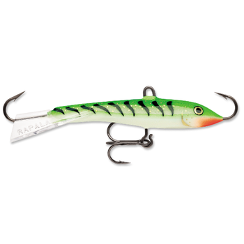 Rapala Jigging Rap. Glow Green Tiger 09