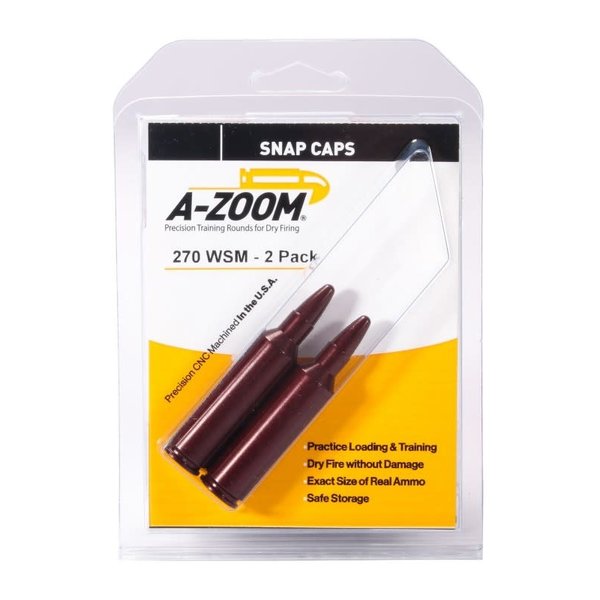 A-Zoom Snap Caps 270 WSM 2/Pk