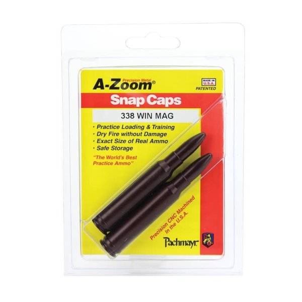 A-Zoom Snap Caps 338 Win Mag 2/Pk