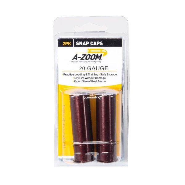 A-Zoom Snap Caps 20 Gauge 2/Pk