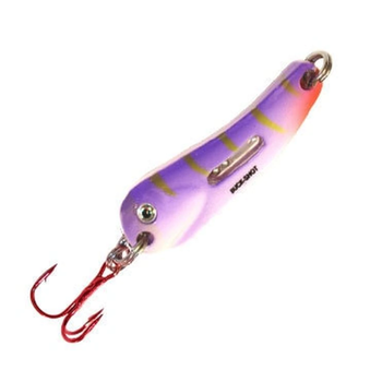 Northland Buck-Shot Flutter Spoon 1/8oz UV Purple Tiger