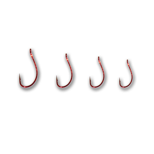 Raven Sedge Supreme Hooks Red No.12.