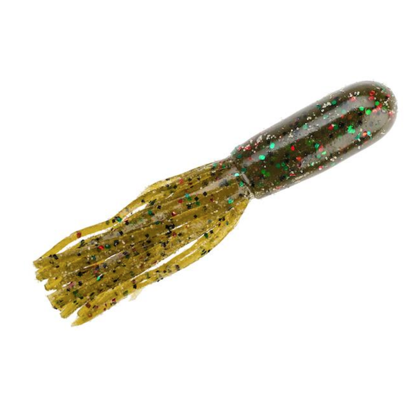 Strike King 3.5 Pro Model Bleeding Tube: Green Pumpkin/ Red Green