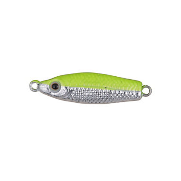 Johnson Rattlin Scout Spoon 3/16oz Nickel Chartreuse