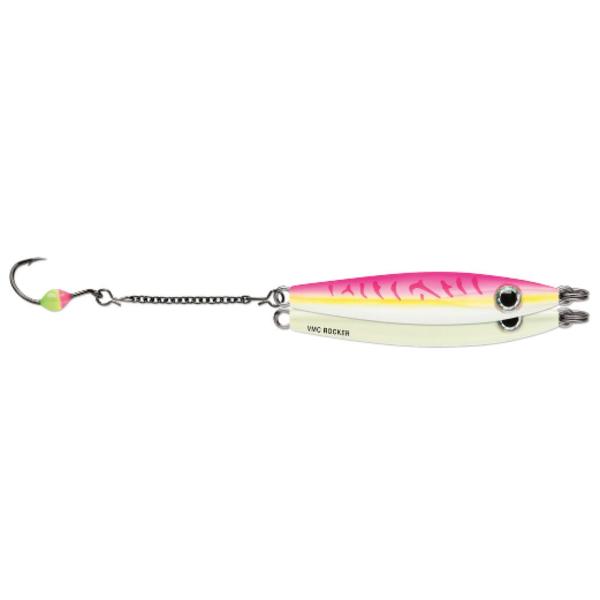 VMC Rocker Spoon 7/16oz Glow Pink Fire UV