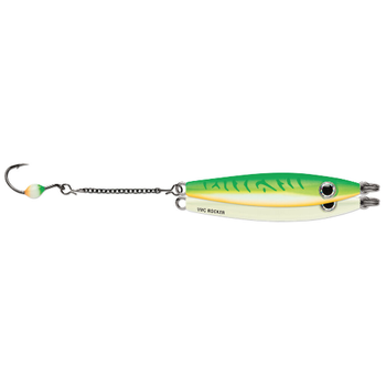 VMC Rocker Spoon 7/16oz Glow Green Fire UV