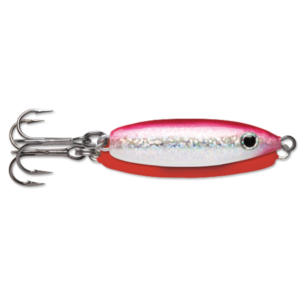 VMC Rattle Spoon 1/8oz Glow Red Shiner